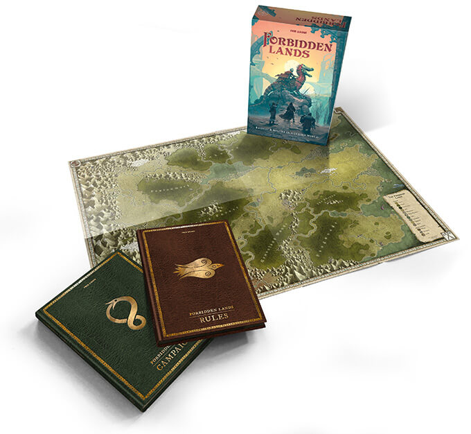 Forbidden Lands RPG Boxed Set example image
