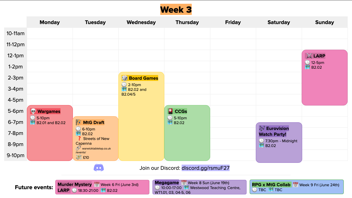 week 3 calendar graphic