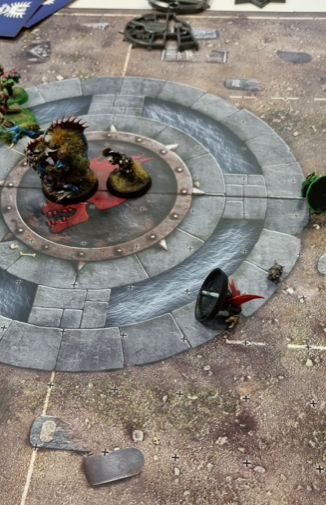 Troll threw the goblin the wrong way