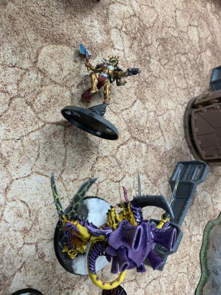 The chapter master gets obliterated!
