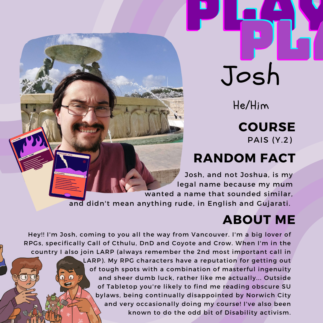 Pic and small description of moderator Josh (wymondham on discord)
